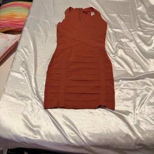 Guess Terracotta Mini Dress